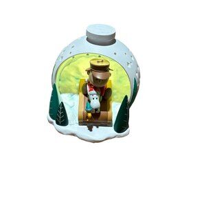 Peanuts Charlie Brown, Snoopy and Woodstock On Sled Light-Up Figurine Hallmark